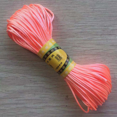 29 värvi 20M/kimp Tugev punutud makraam, 1mm siidist satiin nailonnöörist köis DIY pärlite ehete käevõru valmistamine niittraat