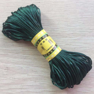 29 värvi 20M/kimp Tugev punutud makraam, 1mm siidist satiin nailonnöörist köis DIY pärlite ehete käevõru valmistamine niittraat