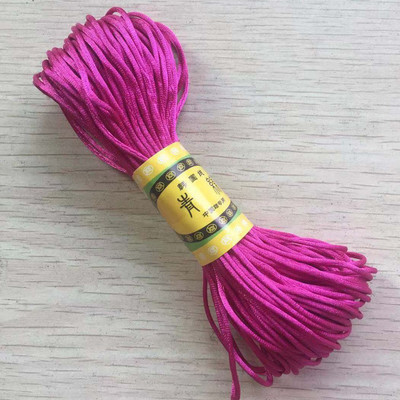 29 värvi 20M/kimp Tugev punutud makraam, 1mm siidist satiin nailonnöörist köis DIY pärlite ehete käevõru valmistamine niittraat