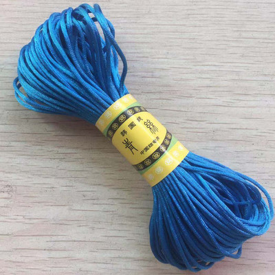 29 värvi 20M/kimp Tugev punutud makraam, 1mm siidist satiin nailonnöörist köis DIY pärlite ehete käevõru valmistamine niittraat