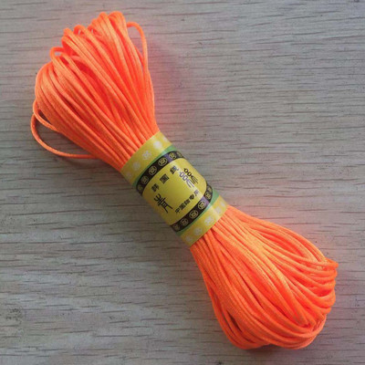 29 värvi 20M/kimp Tugev punutud makraam, 1mm siidist satiin nailonnöörist köis DIY pärlite ehete käevõru valmistamine niittraat