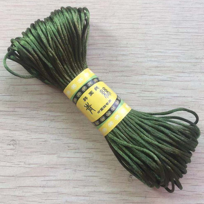 29 värvi 20M/kimp Tugev punutud makraam, 1mm siidist satiin nailonnöörist köis DIY pärlite ehete käevõru valmistamine niittraat