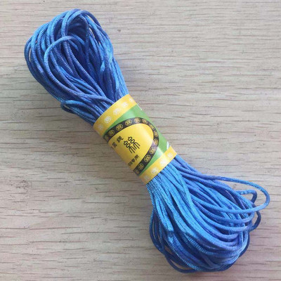 29 värvi 20M/kimp Tugev punutud makraam, 1mm siidist satiin nailonnöörist köis DIY pärlite ehete käevõru valmistamine niittraat