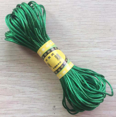 29 värvi 20M/kimp Tugev punutud makraam, 1mm siidist satiin nailonnöörist köis DIY pärlite ehete käevõru valmistamine niittraat