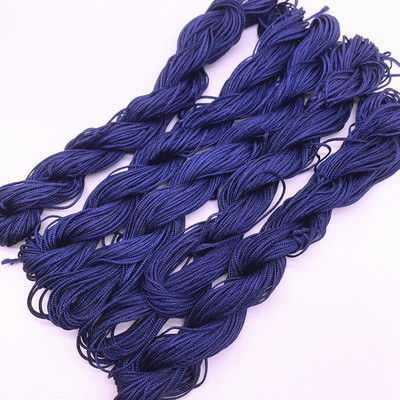 20 jardi 1,0 mm nailonnööri niit Hiina sõlm makrameerrattai punutud nöör ehete jaoks. Ise isetegemise tutid, pärlid Shamballa jaoks