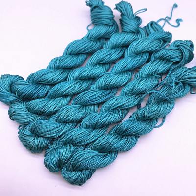 20 jardi 1,0 mm nailonnööri niit Hiina sõlm makrameerrattai punutud nöör ehete jaoks. Ise isetegemise tutid, pärlid Shamballa jaoks