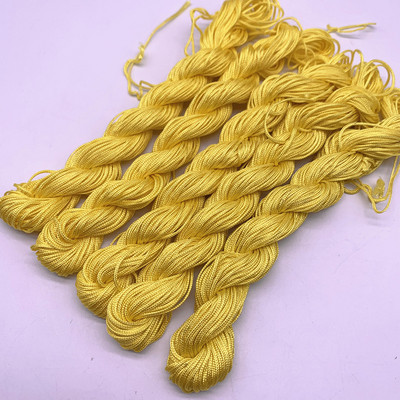 20 jardi 1,0 mm nailonnööri niit Hiina sõlm makrameerrattai punutud nöör ehete jaoks. Ise isetegemise tutid, pärlid Shamballa jaoks