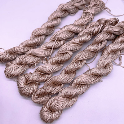 20 jardi 1,0 mm nailonnööri niit Hiina sõlm makrameerrattai punutud nöör ehete jaoks. Ise isetegemise tutid, pärlid Shamballa jaoks