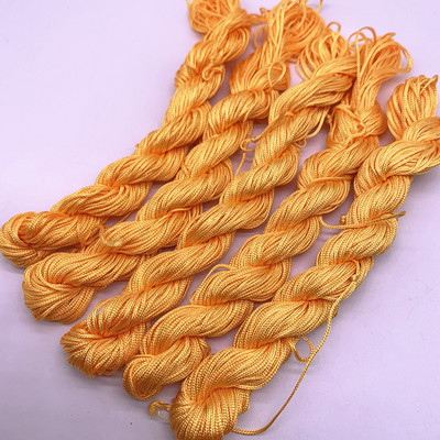 20 jardi 1,0 mm nailonnööri niit Hiina sõlm makrameerrattai punutud nöör ehete jaoks. Ise isetegemise tutid, pärlid Shamballa jaoks