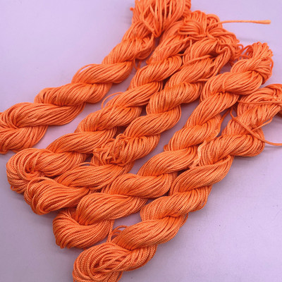 20 jardi 1,0 mm nailonnööri niit Hiina sõlm makrameerrattai punutud nöör ehete jaoks. Ise isetegemise tutid, pärlid Shamballa jaoks