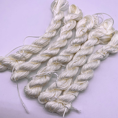 20 jardi 1,0 mm nailonnööri niit Hiina sõlm makrameerrattai punutud nöör ehete jaoks. Ise isetegemise tutid, pärlid Shamballa jaoks