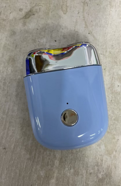 Aparat de ras electric cu cap de ras cu aspiratie magnetica, portabil, IPX7, lavabil, cu dublu cap, aparat de ras de voiaj, cu incarcare USB