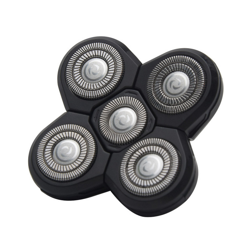 5 peaga lõiketera vahetus kiire ja praktiline universaalne raseerimistera juukselõikur Elektriline pardel Vastupidav hõljuv habemepardlipea