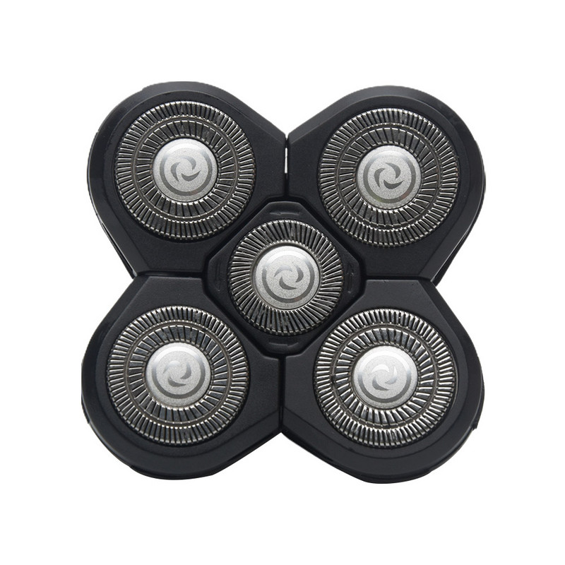 5 peaga lõiketera vahetus kiire ja praktiline universaalne raseerimistera juukselõikur Elektriline pardel Vastupidav hõljuv habemepardlipea