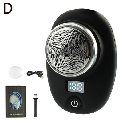 Elektriline minihabemeajamisvahend, professionaalne habemelõikur, kaasaskantav pardel, edasi-tagasi liikuv raseerimis-USB-laadija meestele 2023 W7D9