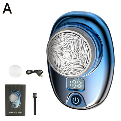 Elektriline minihabemeajamisvahend, professionaalne habemelõikur, kaasaskantav pardel, edasi-tagasi liikuv raseerimis-USB-laadija meestele 2023 W7D9