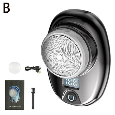 Elektriline minihabemeajamisvahend, professionaalne habemelõikur, kaasaskantav pardel, edasi-tagasi liikuv raseerimis-USB-laadija meestele 2023 W7D9