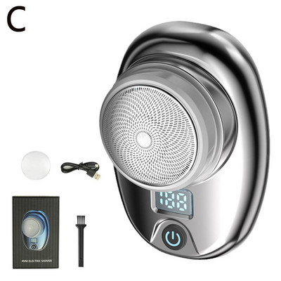 Elektriline minihabemeajamisvahend, professionaalne habemelõikur, kaasaskantav pardel, edasi-tagasi liikuv raseerimis-USB-laadija meestele 2023 W7D9