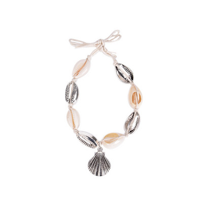 1 vnt Pearl Shell kulkšnies apyrankė vasaros basomis basomis pėdoms grandinėlė pirštas paplūdimio kulkšnies apyrankė