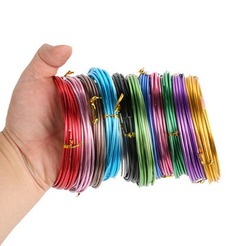 1mm 1,5mm 2mm 2,5mm Anadized Color Craft Wire Beading Cord for DIY βραχιόλι Κολιέ Κοσμήματα Δημιουργία ευρημάτων