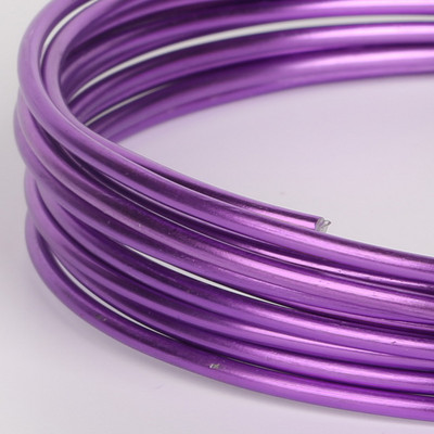 1mm 1,5mm 2mm 2,5mm anadiseeritud värvi alumiiniumist käsitöötraadist pärlimisnöör DIY käevõru kaelakee ehete tegemiseks.