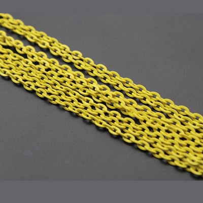 5 μέτρα 2x3 3x4mm Ασημένιες επιχρυσωμένες επίπεδες μεταλλικές αλυσίδες κολιέ Μαζικό για DIY ευρήματα κοσμημάτων Κατασκευή υλικών Χειροποίητα προμήθειες