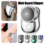 Φορητή ηλεκτρική ξυριστική μηχανή Mini Heard Trimmer Beard Shaving Παλινδρομική κεφαλή κοπής USB Επαναφορτιζόμενα μαχαίρια Ξυράφι