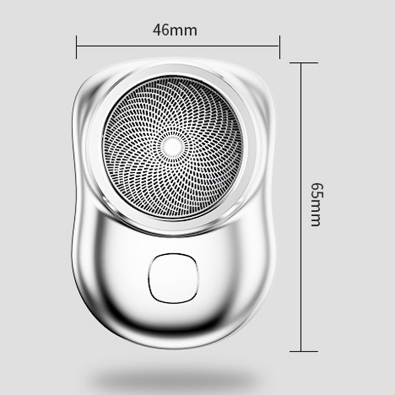 Φορητή ηλεκτρική ξυριστική μηχανή Mini Heard Trimmer Beard Shaving Παλινδρομική κεφαλή κοπής USB Επαναφορτιζόμενα μαχαίρια Ξυράφι