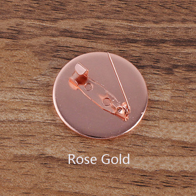 10 buc 20mm 25mm Setări pentru știfturi rotunde, alamă, setări pentru broșă, setări pentru broșă Cabochon, tavă de bază, lunetă, cabușoane, Cameo, găsire de bijuterii DIY