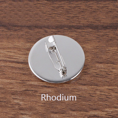 10 buc 20mm 25mm Setări pentru știfturi rotunde, alamă, setări pentru broșă, setări pentru broșă Cabochon, tavă de bază, lunetă, cabușoane, Cameo, găsire de bijuterii DIY