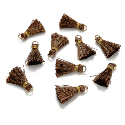 10/20/30 tk 2cm minitutt Mitmevärvilised puuvillased tutid ehete jaoks DIY Kõrvarõngas Võtmehoidja Õmblemine Kardinate ääriste narmaste tarvikud