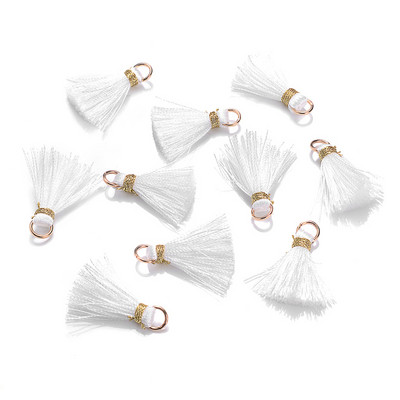 10/20/30 tk 2cm minitutt Mitmevärvilised puuvillased tutid ehete jaoks DIY Kõrvarõngas Võtmehoidja Õmblemine Kardinate ääriste narmaste tarvikud