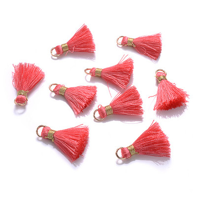 10/20/30 tk 2cm minitutt Mitmevärvilised puuvillased tutid ehete jaoks DIY Kõrvarõngas Võtmehoidja Õmblemine Kardinate ääriste narmaste tarvikud