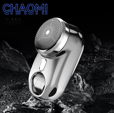 Hordozható elektromos borotva férfi mini borotva újratölthető borotválkozás arcápolás szakállborotva vízálló forgószakállvágó