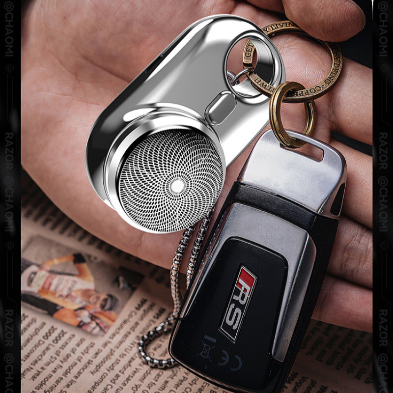 Hordozható elektromos borotva férfi mini borotva újratölthető borotválkozás arcápolás szakállborotva vízálló forgószakállvágó