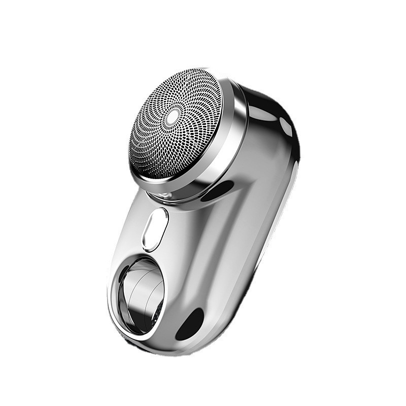 Hordozható elektromos borotva férfi mini borotva újratölthető borotválkozás arcápolás szakállborotva vízálló forgószakállvágó