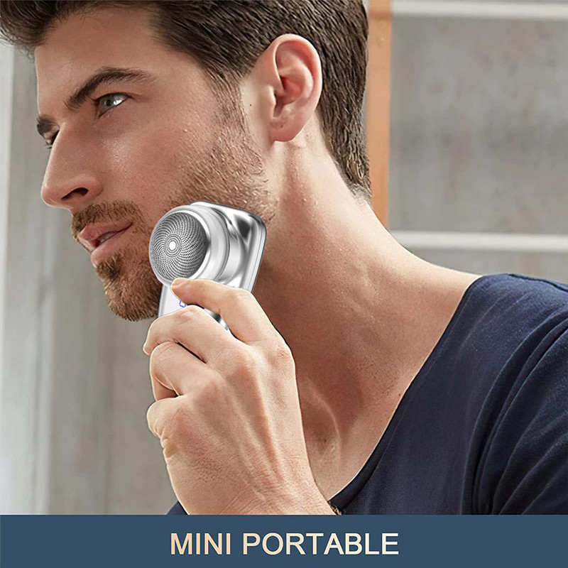 USLION elektriline pardel, kuiv märg, valutu pardel meeste elektriline habemeajamis LED USB laetav IPX7 veekindel raseerimismasin