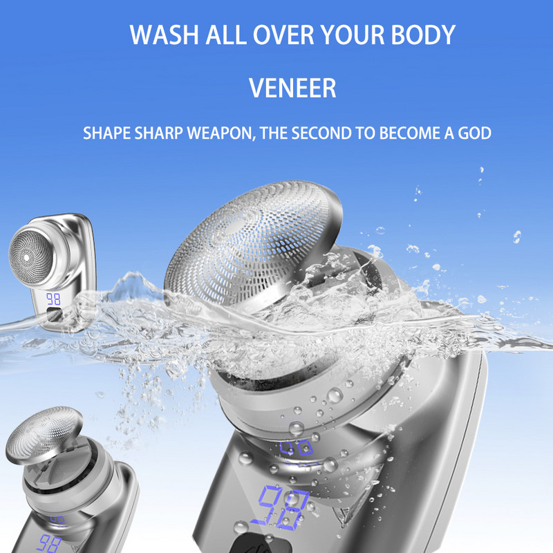 Razor electric pentru bărbați Mini aparat de bărbierit portabil Zao Mini aparat de bărbierit Trimmer Barba Mini aparat de ras electric portabil Instrument