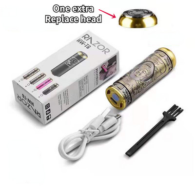 Mini elektriline habemelõikur meestele, kaasaskantav USB-laetav veekindel raseerimismasin näohooldus juuksuri juukseeemaldaja