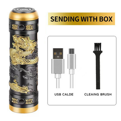 Mini elektriline habemelõikur meestele, kaasaskantav USB-laetav veekindel raseerimismasin näohooldus juuksuri juukseeemaldaja