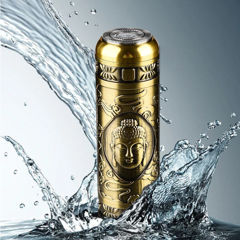 Mini elektriline habemelõikur meestele, kaasaskantav USB-laetav veekindel raseerimismasin näohooldus juuksuri juukseeemaldaja