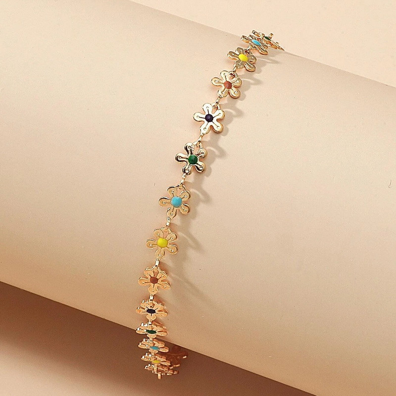 Cioc de piatră naturală gleznă de plajă Brățară sexy pentru picioare Bijuterii de modă pentru femei Brățară de gleznă de yoga Lanț Sandale desculțe