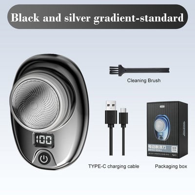 Mini elektrinis kelioninis skustuvas vyrams Kišeninio dydžio plaunamas elektroninis skustuvas vyriškas įkraunamas belaidis skutimosi veido barzda