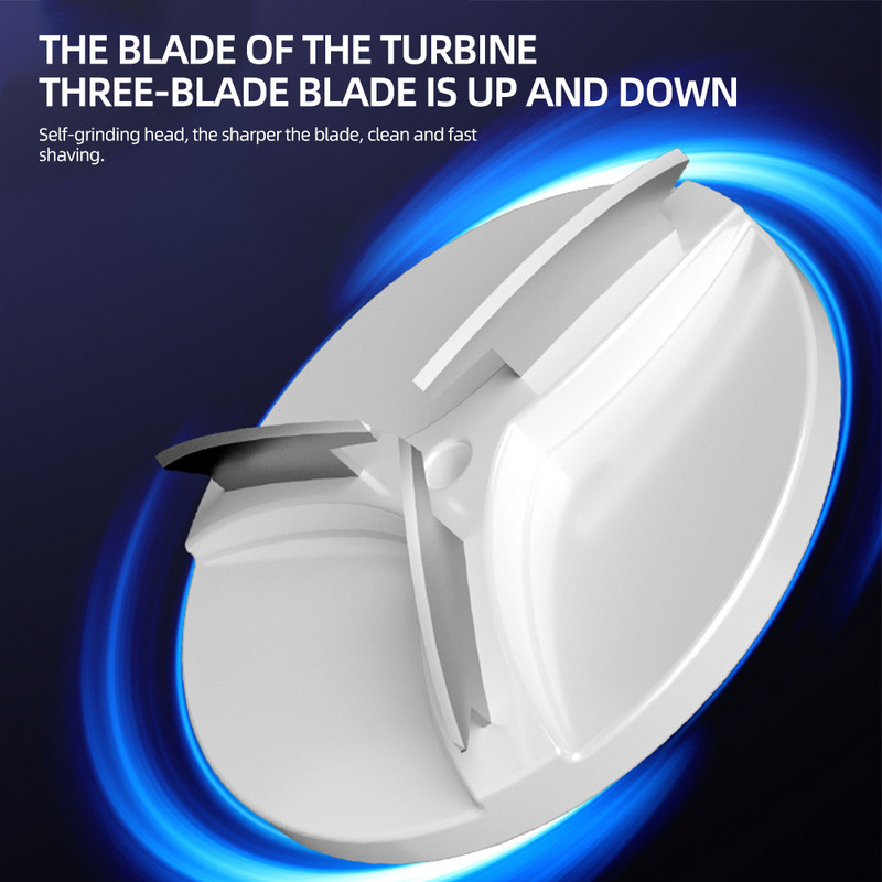 Mini barzdaskutė vyrams Plaunama vyriška skutimosi mašina Kelioninis barzdaskutis šlapias ir sausas dvejopo naudojimo įkraunamas nešiojamas elektrinis žoliapjovė