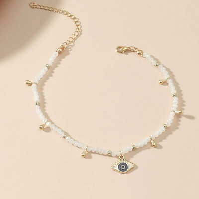 Boemska etnička morska zvijezda školjka školjka Perle Narukvice za gležnjeve Žene Djevojke Moda Vražje oko Privjesak Stopala Lanac za zapešće Ljetni nakit za plažu