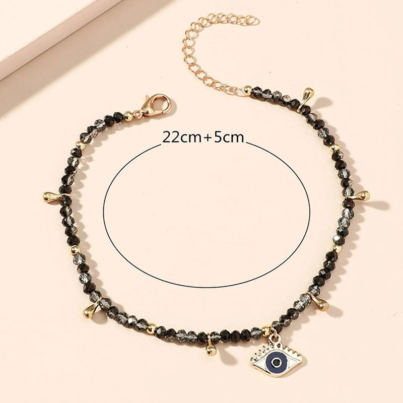 Boemska etnička morska zvijezda školjka školjka Perle Narukvice za gležnjeve Žene Djevojke Moda Vražje oko Privjesak Stopala Lanac za zapešće Ljetni nakit za plažu
