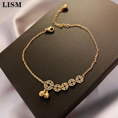 LISM 316L από ανοξείδωτο ατσάλι Tassel Bells κρεμαστό μανδύα για γυναίκες σετ αστράγαλο σε αλυσίδα ποδιών Καλοκαιρινό ξυπόλητο κόσμημα Bohemain