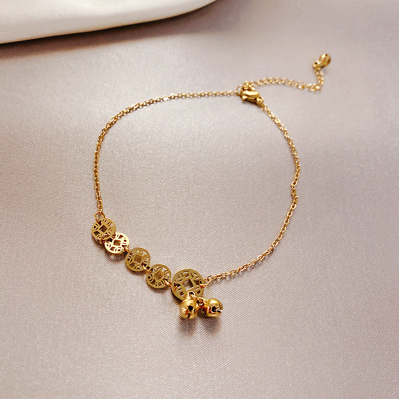 LISM 316L από ανοξείδωτο ατσάλι Tassel Bells κρεμαστό μανδύα για γυναίκες σετ αστράγαλο σε αλυσίδα ποδιών Καλοκαιρινό ξυπόλητο κόσμημα Bohemain