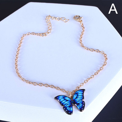 Madingi mieli drugelio pakabukai moterims Bohemiškos aukso spalvos grandinėlės kulkšnies apyrankė ant kojų paplūdimio pėdų papuošalai 2020 m. Nauja