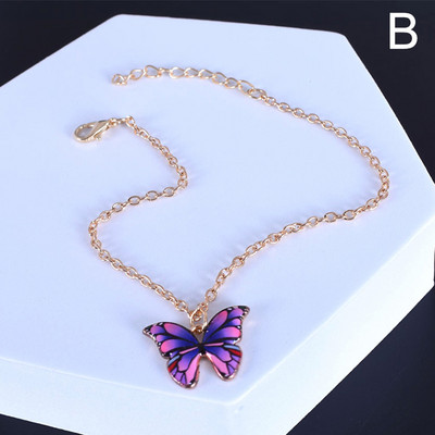 Madingi mieli drugelio pakabukai moterims Bohemiškos aukso spalvos grandinėlės kulkšnies apyrankė ant kojų paplūdimio pėdų papuošalai 2020 m. Nauja